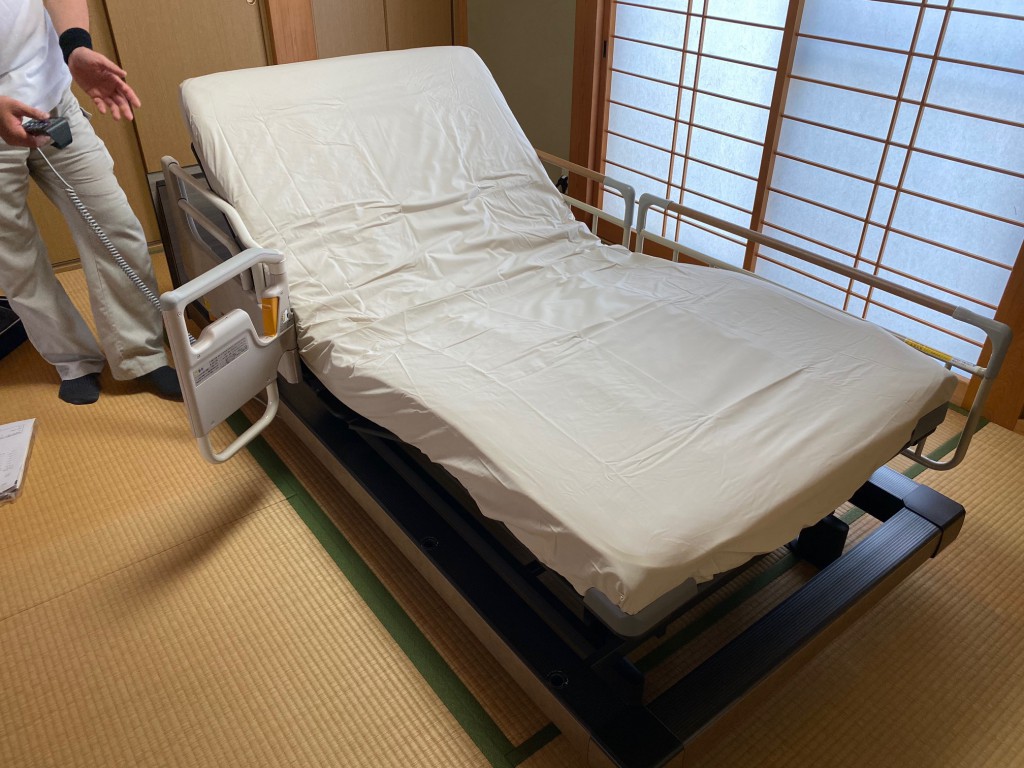 インタイム1000電動ベッドは、和室にも最適！お部屋の雰囲気に合いますよ。