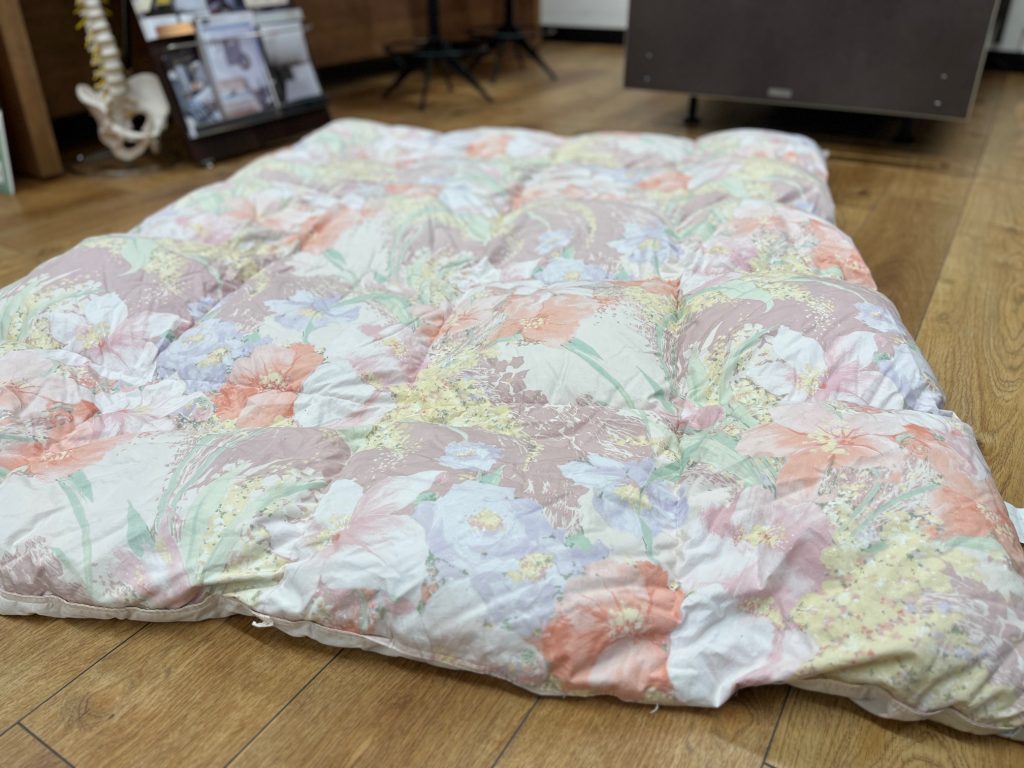 【安城市O様：羽毛ふとんリフォーム事例】シングル2枚からゴアテックス羽毛ふとん＆寝袋（シュラフ）を作成